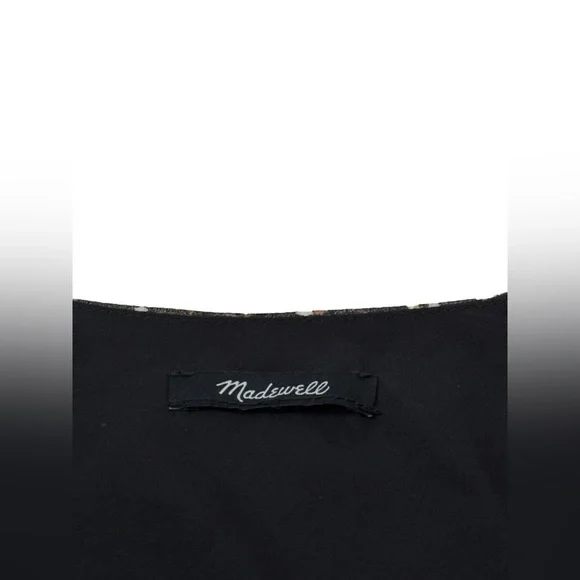 Madewell Georgette Ditsy Floral Mini Dress Button Front S - Picture 9 of 15